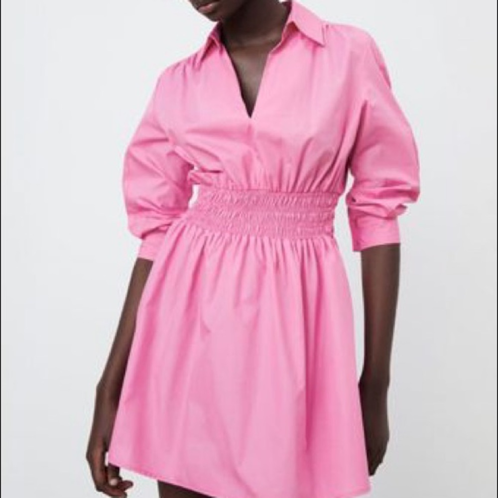 Zara pink mini dress